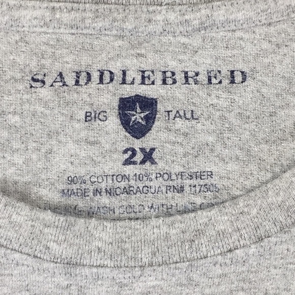 Saddlebred Big&Tall Men’s 2XL T-Graphics T-Shirt - Picture 8 of 8